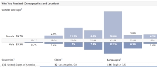 Facebook Demographics from Insight